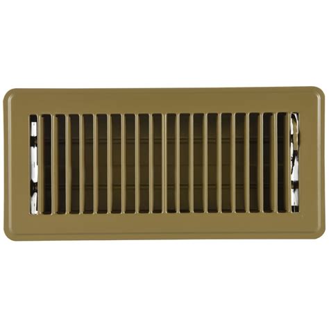 Lowes heat register - Remove the screws that hold the vent in place. Pull the vent forward and out of the opening. Measure the size of the air duct opening. Do not measure the old register or vent. Note the measurements as width and length as that is how they are packed and labeled. Ensure the new register or grille covers the opening. 